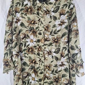 Floral Button-Up Shirt